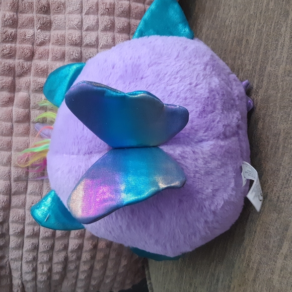 Big Eyed Owl stuffed Animal Plushie round kids toy - Picture 4 of 4